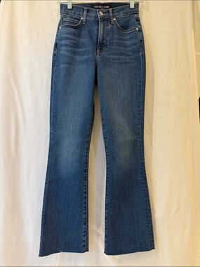 Veronica Beard Mid Wash Flare Jeans in Blue